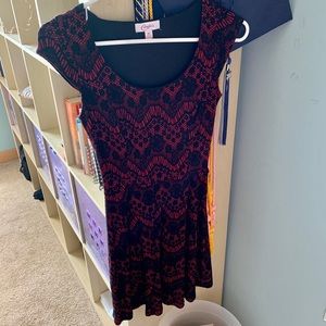 Candie’s Red and Black Dress